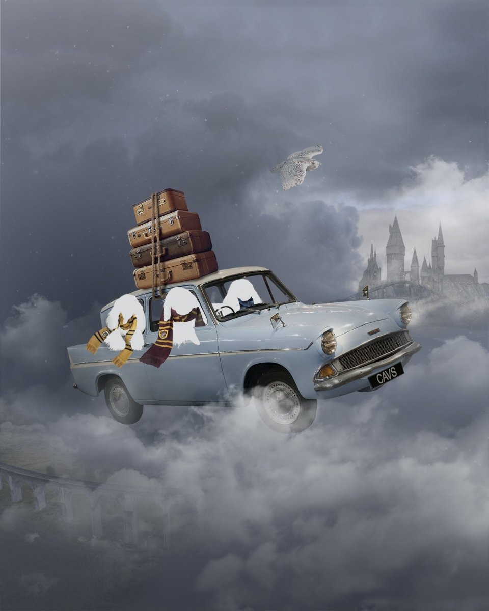 Flying Ford Anglia Insert - 7KINGCAVALIERS